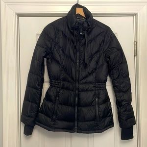 Black Athleta Puffer Jacket